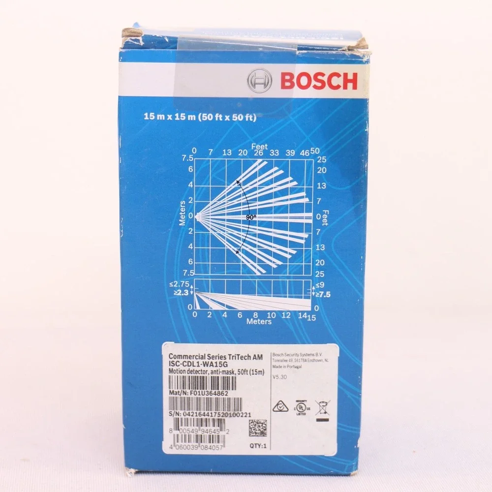 Bosch ISC-CDL1-WA15 Motion Detector SEALED Commercial Series TriTech Anti-Mask